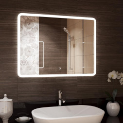 Зеркало САНАКС 45216 Зеркало 900 х 700 мм, сенсорное, с внутренней LED подсветкой