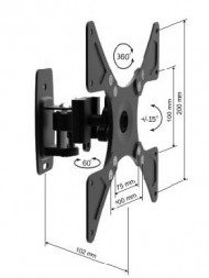Кронштейн MD 3340 для 15-42&quot; черный