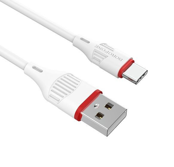 Кабель Type-C BOROFONE (6957531099383) BX17 USB-Type-C 2A 1M - белый