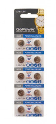 Элементы питания GOPOWER (00-00017858) G13/LR1154/LR44/357A/A76 BL10 Alkaline 1.5V