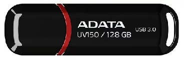 USB флеш A-DATA 128GB UV150 USB 3.0 черный (AUV150-128G-RBK)