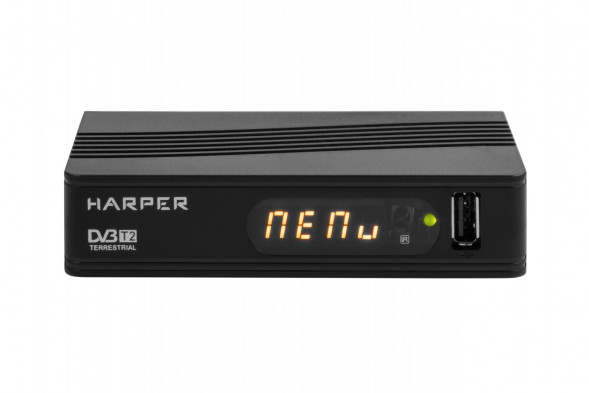 Цифровая телевизионная приставка HARPER HDT2-1514 DVB-T2/дисплей/MStar