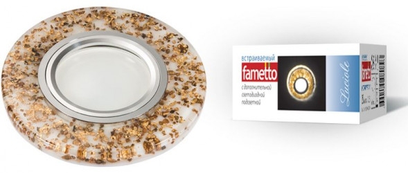 ЭЛЕКТРИКА FAMETTO (UL-00000359) DLS-L108 GU5.3 CHROME/WHITE