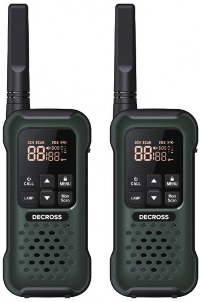 Рация DECROSS DC93 Dark Green Twin EU