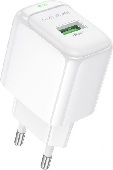 BOROFONE (6941991113789) BAS42A 1USB 3.0A QC3.0 18W White