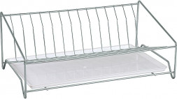 Сушилка для посуды РОССИЯ RUS-285010 Zn Сушилка для посуды настольная с поддоном