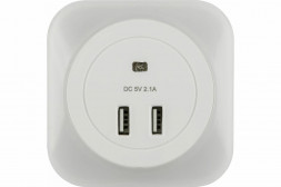ЭЛЕКТРИКА UNIEL (UL-00007348) DTL-321 White/Sensor/2USB