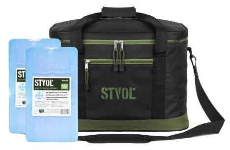 Сумка-холодильник STVOL STK04 40 литров+аккумулятор холода 900 г. 2 шт. (SRB04+SAC03 2шт.)