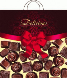 Пакет АРТПЛАСТ (ПТЛ07204) петлевая ручка 40х42+6 (50) Интерпак (Наслаждение)