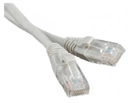 Витая пара REXANT (18-1515) UTB 5E кат. литой 0,5м белый