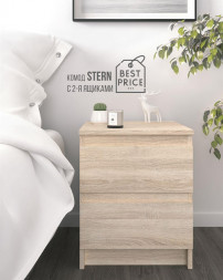 Комод НК-МЕБЕЛЬ STERN комод Т-1 (16 мм) 2-я Дуб Сонома 72674919 (1 кор.)