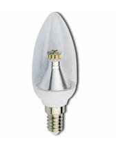 Лампа светодиодная ECOLA Light candle C4TW34ELC 3,4W E14 2700K прозрачная свеча 98x36 (5)