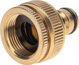 Шланг ЧЕТЫРЕ СЕЗОНА (62-0278) Адаптер латунный, 1 -3/4 , внутренняя резьба, с переходником