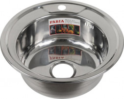 Мойка врезная FABIA 049 Мойка врезная D - 49 см 1 мм + большой сифон с переливом