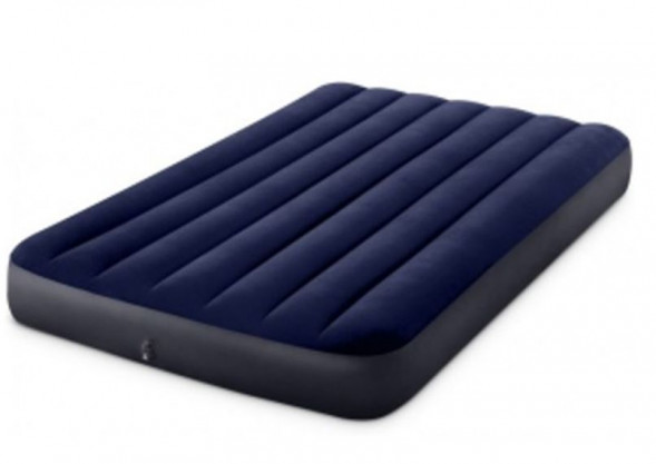 Матрас надувной INTEX Матрас надувной CLASSIC DOWNY AIRBED 137x191x25 см .(в коробке) Арт. 64758