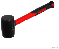 Киянка MATRIX Киянка резиновая, 450 г, черная резина, фибергласовая рукоятка [11185]