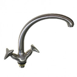 Смеситель для кухни SANAKS 7202 Смеситель кухонный металлокерамика с лаковым покрытием (латунный корпус)