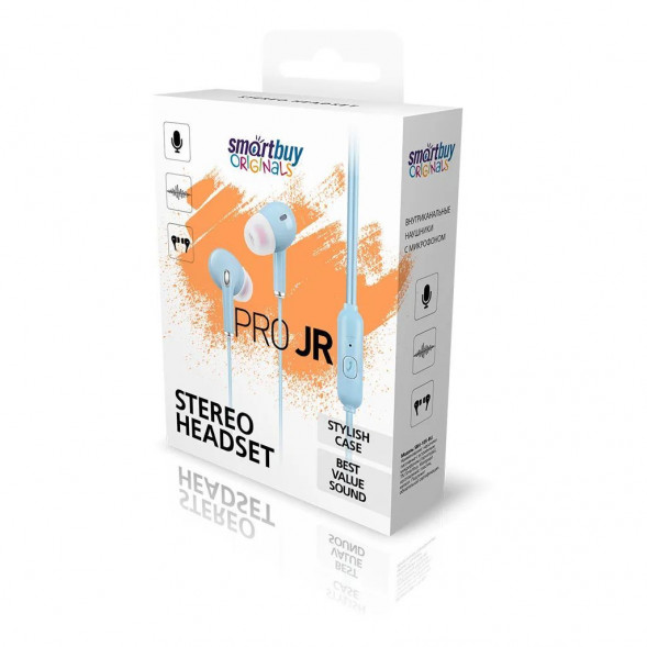 акустика SMARTBUY (SBH-105-BU) PRO JR голубой