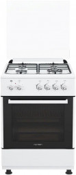 Газоэлектрическая плита NORDEN FF6401GAZW Белый