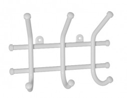 Вешалка настенная ЗМИ Вешалка настенная "Норма 3" Белый ВН 64