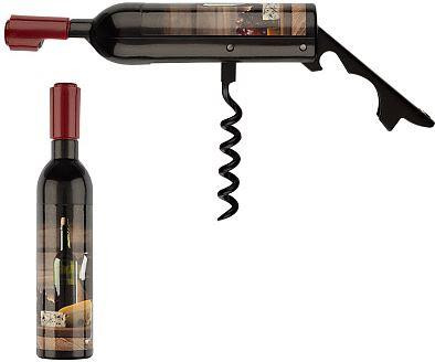 MALLONY Штопор/открывашка Sommelier в виде бутылки с магнитом (985977)