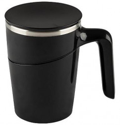 Термокружка MALLONY Термокружка - непроливайка MAGNIFIK, 470 мл, черный (106039)