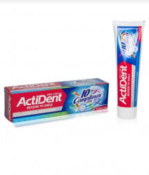 Зубная паста ACTIVE ACTIDENT Зубная паста Комплексный уход Complimax, без парабенов, 130 г (512901001)