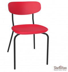 Стул SHEFFILTON SHT-S85М-2 красный/черный муар