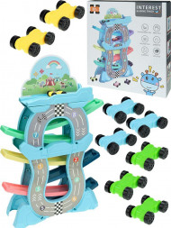 Игрушка NO NAME Трек Кто быстрее (36дет., 8 маш.) (10,5х28,5х43,5см) (Арт.Y25859012)