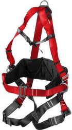 Страховочная привязь ЗУБР ЭЛЬБРУС, 3 точки крепления, 2 точки позиционирования, страховочная и удерживающая привязь (11580)