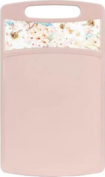 Доска разделочная IDILAND Bergamo Paradise прямоугольная 260x155x3,5мм с декором (бежевый) 221194027/06