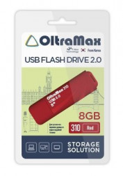 USB флэш-накопитель OLTRAMAX OM-8GB-310-Red