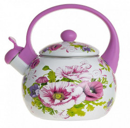 Чайник эмалированный METALLONI EM-25101/14 Чайник эмалированный со свистком 2,5 л