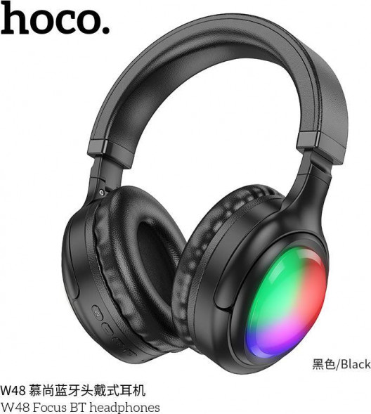 Наушники HOCO (6942007618816) W48 Bluetooth 5.3 Black