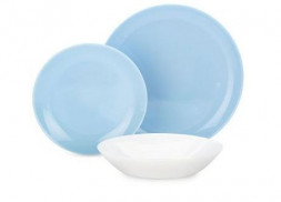 Набор столовый LUMINARC ДИВАЛИ ЛАЙТ БЛЮ ЭНД УАЙТ 18пр P5911