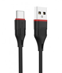 Кабель Type-C BOROFONE (6957531099390) BX17 USB-Type-C 2A 1.0m - черный