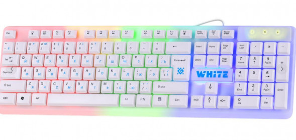 Клавиатура DEFENDER (45172) White GK-172 RU