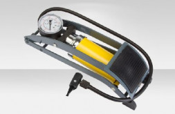 Аксессуары для вело-техники STELS Насос FP-0902A ножной стационарный стальной 320056*LU059543