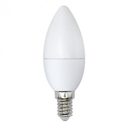 Лампа светодиодная VOLPE (UL-00003802) LED-C37-9W/DW/E14/FR/NR Дневной белый свет 6500K
