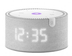 Колонка ЯНДЕКС YNDX-00020G Умная колонка новая станция мини (с часами) серая