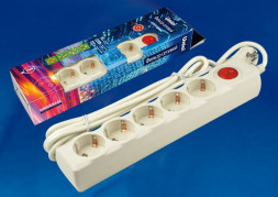 Сетевой фильтр UNIEL (UL-00001748) S-GSU5-5 IVORY