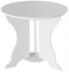 Стол обеденный BONMEBEL Стол обеденный Маркус белый (1 пак.)