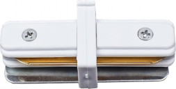 АКСЕССУАРЫ ДЛЯ СВЕТИЛЬНИКОВ VOLPE (UL-00006056) UBX-Q122 G11 WHITE 1 POLYBAG Соединитель для 2-х шинопроводов типа G, прямой внутренний. Однофазный. Белый. ТМ Volpe.