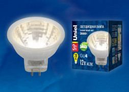 ЭЛЕКТРИКА UNIEL (UL-00001700) LED-MR11-3W/WW/GU4 GLZ21TR
