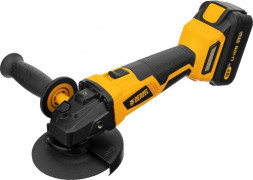 УШМ DENZEL Машина углошлифовальная аккумуляторная бесщет. BLG-IB-18-125-4, Li-ion, 18 В 27005