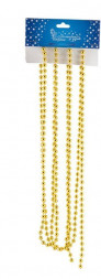 Новогодние Украшения ВОЛШЕБНАЯ СТРАНА Бусы &quot;Блеск&quot; цвет золото 104076