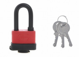 Замок MATRIX Замок навесной всепогодный, 50 мм, удлиненная дужка 91826