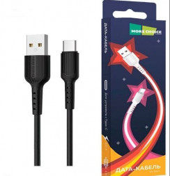 Кабель MORE CHOICE (4627151192895) K26a USB (m)-Type-C (m) 1.0м, черный