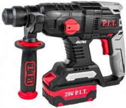 Перфоратор аккумуляторный P.I.T. Перфоратор SDS-Plus аккум. бесщеточный PBH20H-22A/1 (20В, 2.0Дж, 2реж, Ø22мм, 1акб, ЗУ, кейс) P.I.T. Перфоратор SDS-Plus аккум. бесщеточный PBH20H-22A/1 (20В, 2.0Дж, 2реж, Ø22мм, 1акб, ЗУ, кейс)