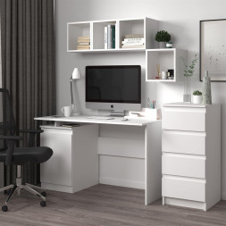 Комод НК-МЕБЕЛЬ STERN комод Т-2 (16 мм) 4я Белый 72674926 (1 кор.)